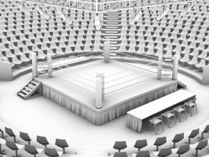 boxing ring 3D Model
