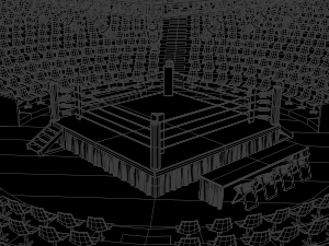 boxing ring 3D Model
