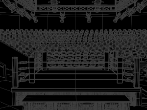 boxing ring 3D Model