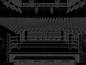 boxing ring 3D Model