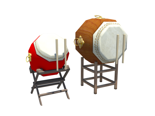drum 3D Модель .c4d .max .obj .3ds .fbx .stl .blend 