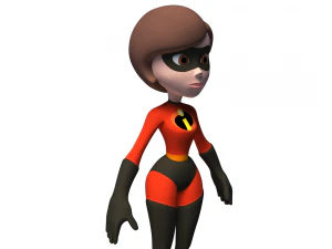 menina el&aacute;stica Modelo 3D