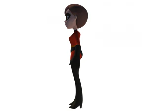 menina el&aacute;stica Modelo 3D