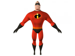 mr incredible family 3D Model