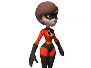 mr incredible family Modelo 3D