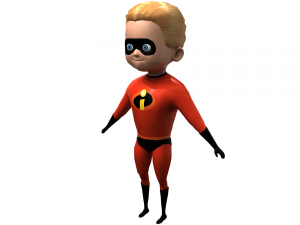 mr incredible family Modelo 3D