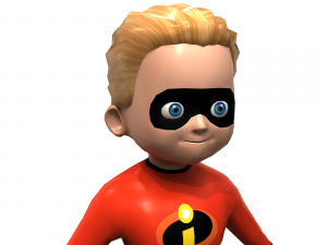 mr incredible family Modelo 3D