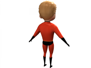 mr incredible family Modelo 3D