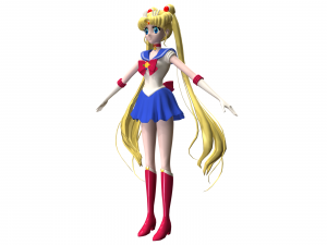 sailor moon Modèle 3D