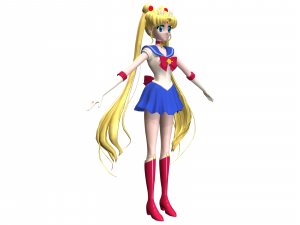 sailor moon Modèle 3D