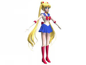 marinheiro lua Modelo 3D