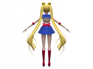 sailor moon Modèle 3D