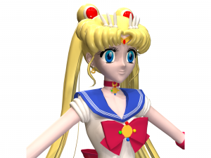 sailor moon Modèle 3D