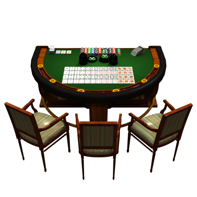 casino table 3D Model .c4d .max .obj .3ds .fbx .stl .blend 