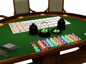 casino table 3D Модель