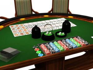 casino table 3D Model