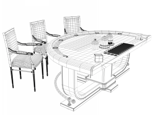 casino table 3D Модель