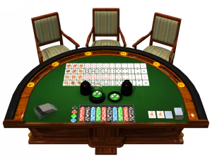 casino table 3D Model