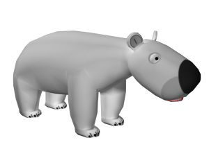 polar bear 3D 모델
