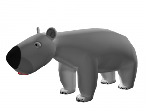 polar bear Modelo 3D