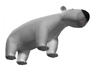 polar bear Modelo 3D