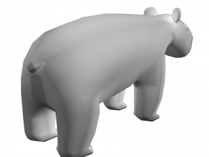 polar bear Modelo 3D
