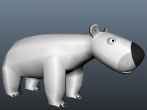 polar bear Modelo 3D