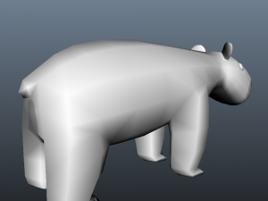 polar bear Modelo 3D