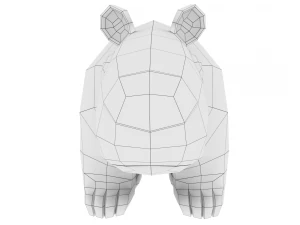 panda Modelo 3D