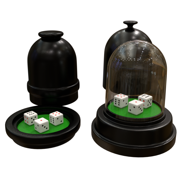 dice cup Modelo 3D .c4d .max .obj .3ds .fbx .stl .blend 