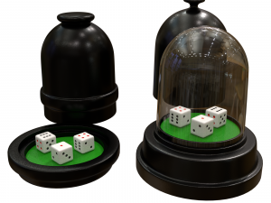 dice cup 3D 모델