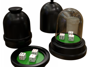 dice cup Modelo 3D