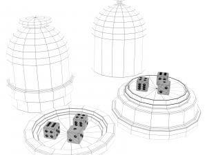 dice cup Modelo 3D