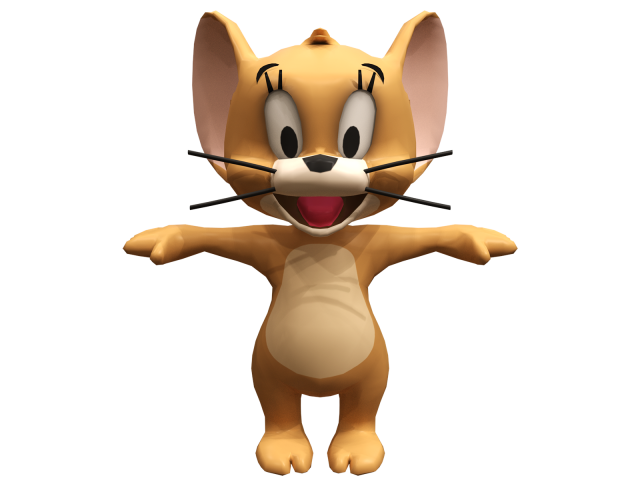 jerry 3D मॉडल .c4d .max .obj .3ds .fbx .stl .blend 