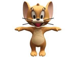 3D Cartoon character Jerry Free 3D Model in Cartoon 3DExport