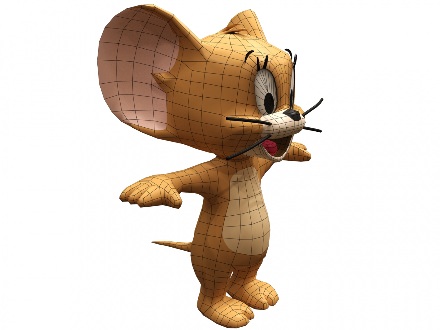 Tom and jerry 3D Model in Cartoon 3DExport