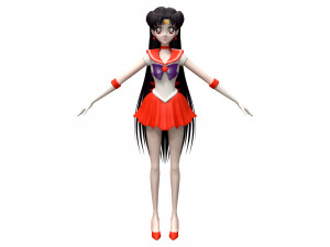 sailor mars 3d 3D मॉडल