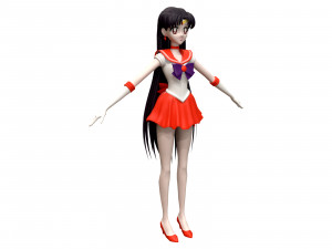 sailor mars 3d Modèle 3D
