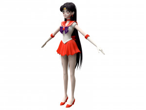 sailor mars 3d Modèle 3D