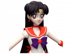 sailor mars 3d Modèle 3D