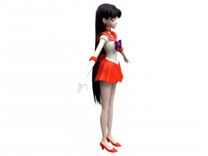 sailor mars 3d 3D Model