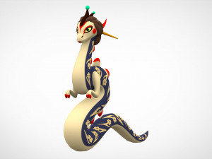 asian dragon 3D Model
