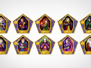 chocolate frog cards Model 3D