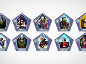 chocolate frog cards Model 3D