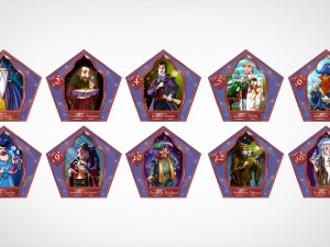 chocolate frog cards Model 3D