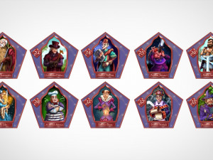 chocolate frog cards Model 3D
