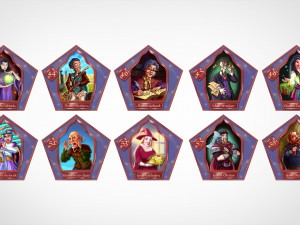 chocolate frog cards Model 3D