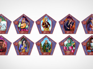 chocolate frog cards Model 3D