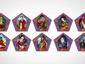 chocolate frog cards 3D Model