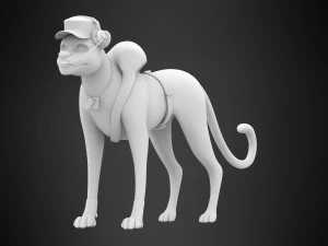 tf2 scout cheetah 3D Model